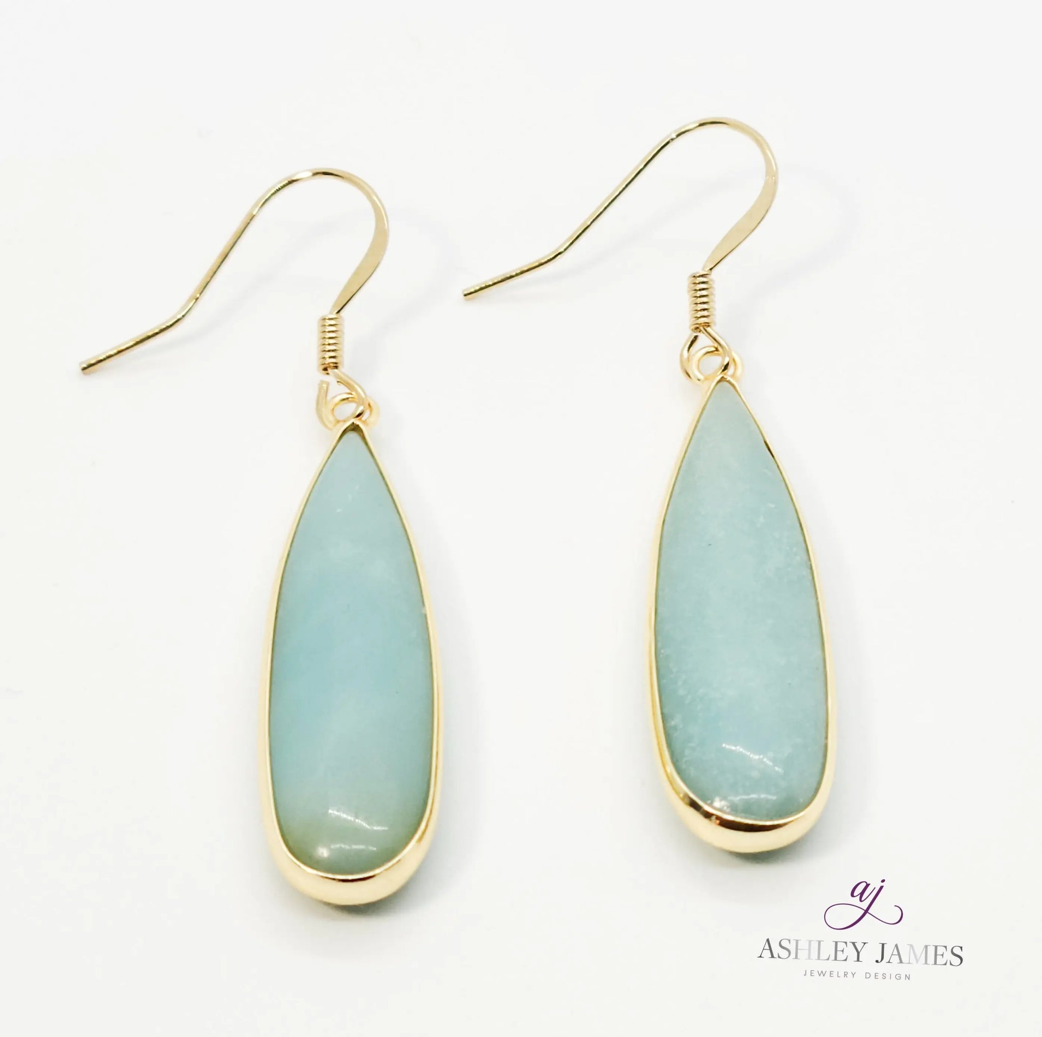 Amazonite sale drop earrings