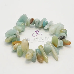 Amazonite Stonehenge Bracelet - Ashley James Jewelry Design