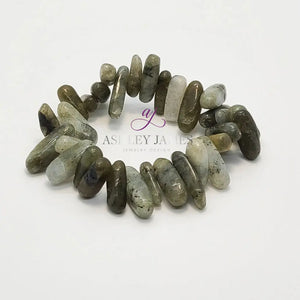 Labradorite Stonehenge Bracelet - Ashley James Jewelry Design